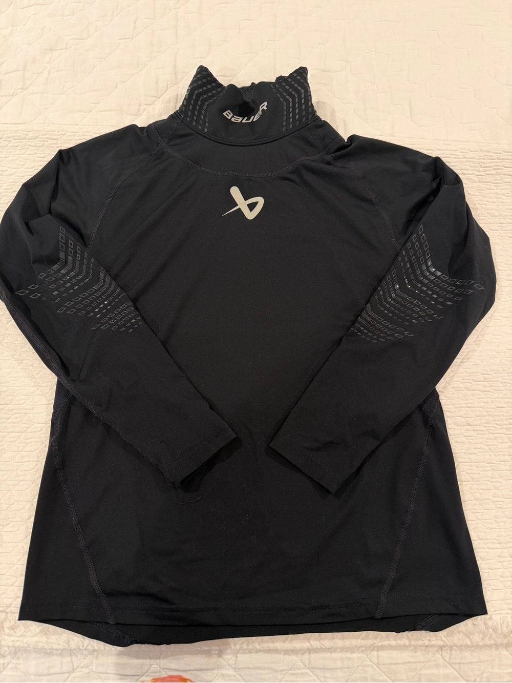 Bauer Jr Neck Protection shirt size Youth Large Kevlar - Picture 4 of 5